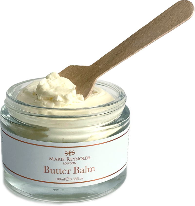 Marie Reynolds London Butter Balm Jar with Spoon Marie Reynolds London Butter Balm Jar with Spoon