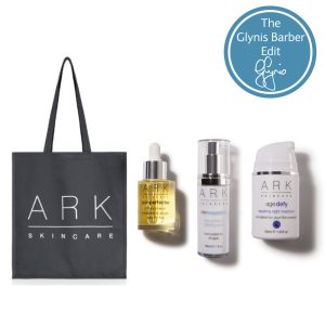 ARK Glynis Barber Edit Bundle - Skin Perfector Radiance Serum - Skin Essentials SPF 30 Primer - Age Defy Nourishing Moisturiser