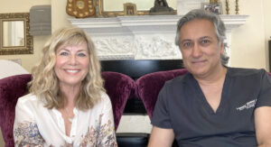 Aamer Khan with Glynis