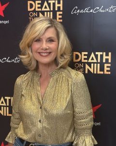 Glynis at Death On The Nile, Opening Night