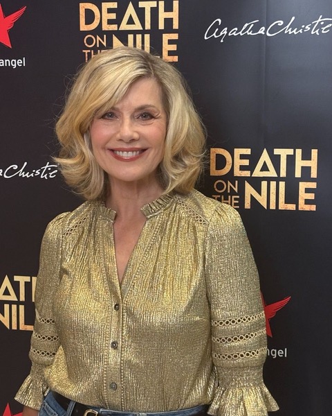 Glynis at Death On The Nile, Opening Night