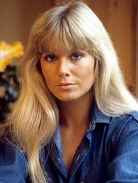 Glynis Barber with long hair