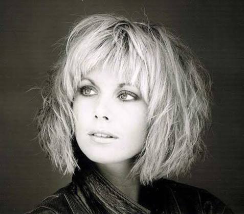 Glynis Barber with short hair