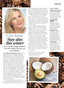 Glynis Barber Stay Slim The Winter Article