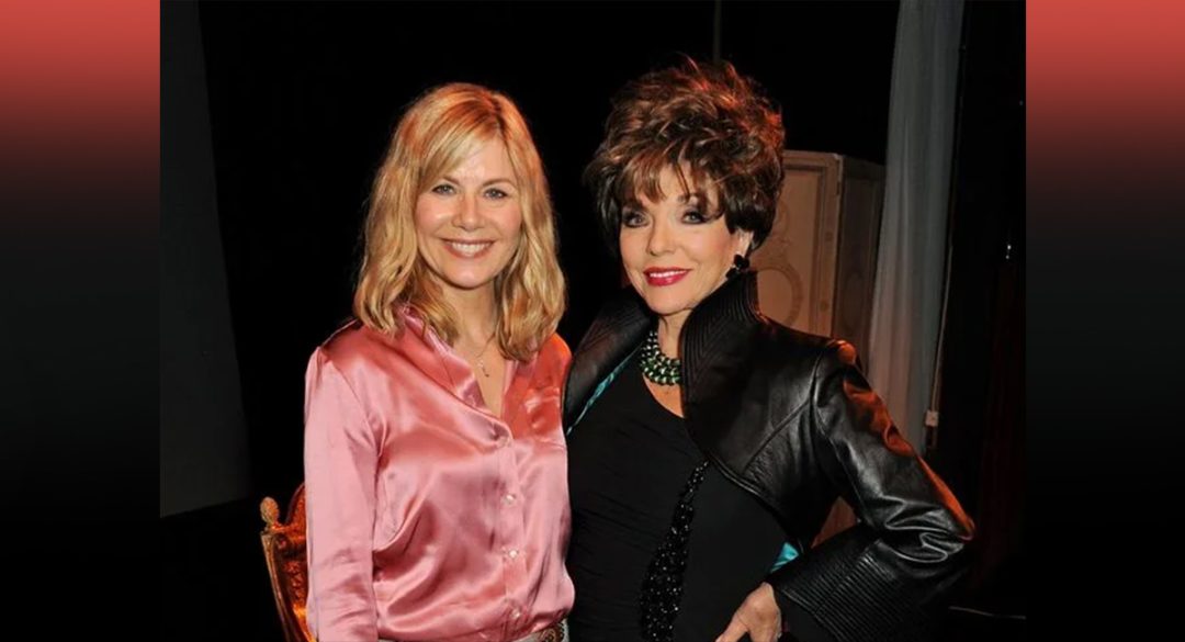Glynis Barber and Joan Collins