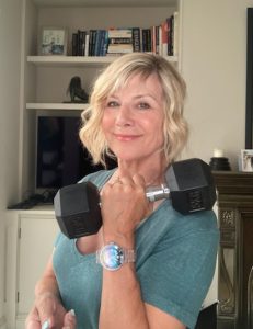 Glynis Lifting A Weight