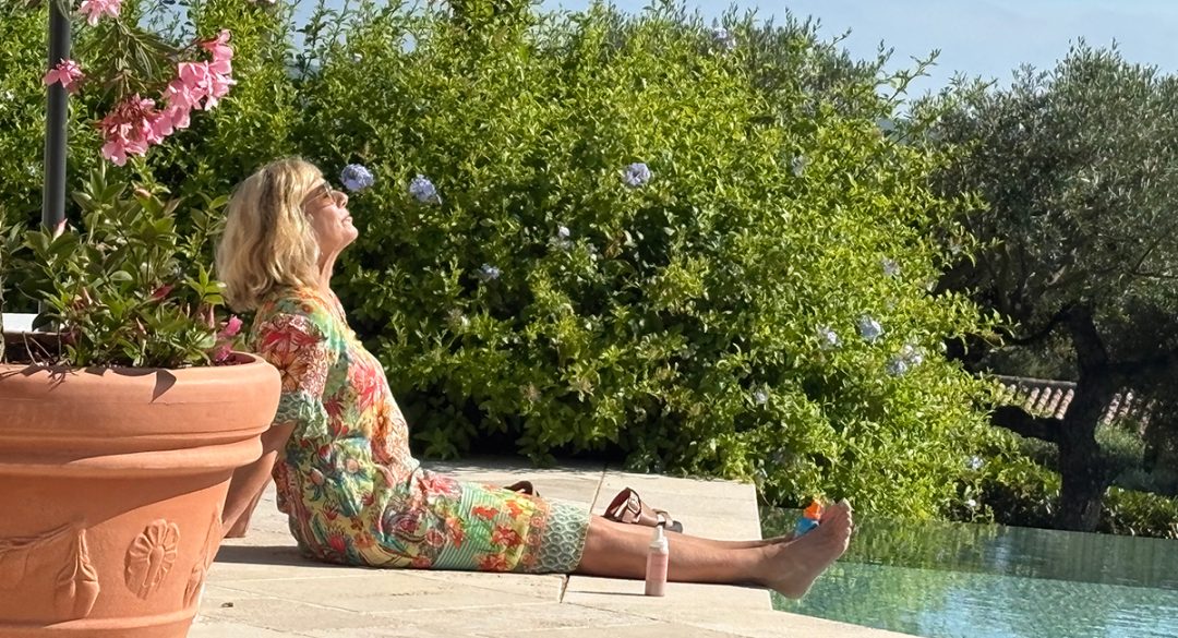 Glynis, Poolside in Summer