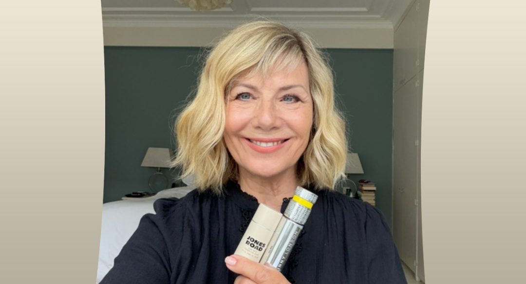 Glynis with two foundations