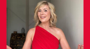 Glynis in Red Dress