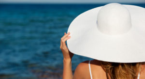 Holiday Sun Hat And Sea