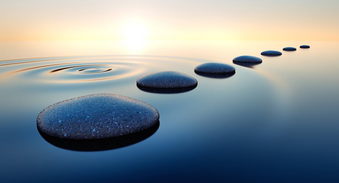 Smooth Stepping Stones in Lake