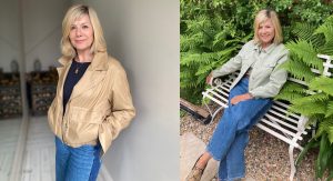 Glynis showing summer wardrobe staples