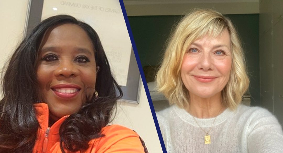 Tessa Sanderson and Glynis Barber