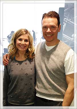 Glynis Barber and Howard Napper at QVC