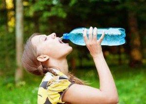 Woman Drinking Water